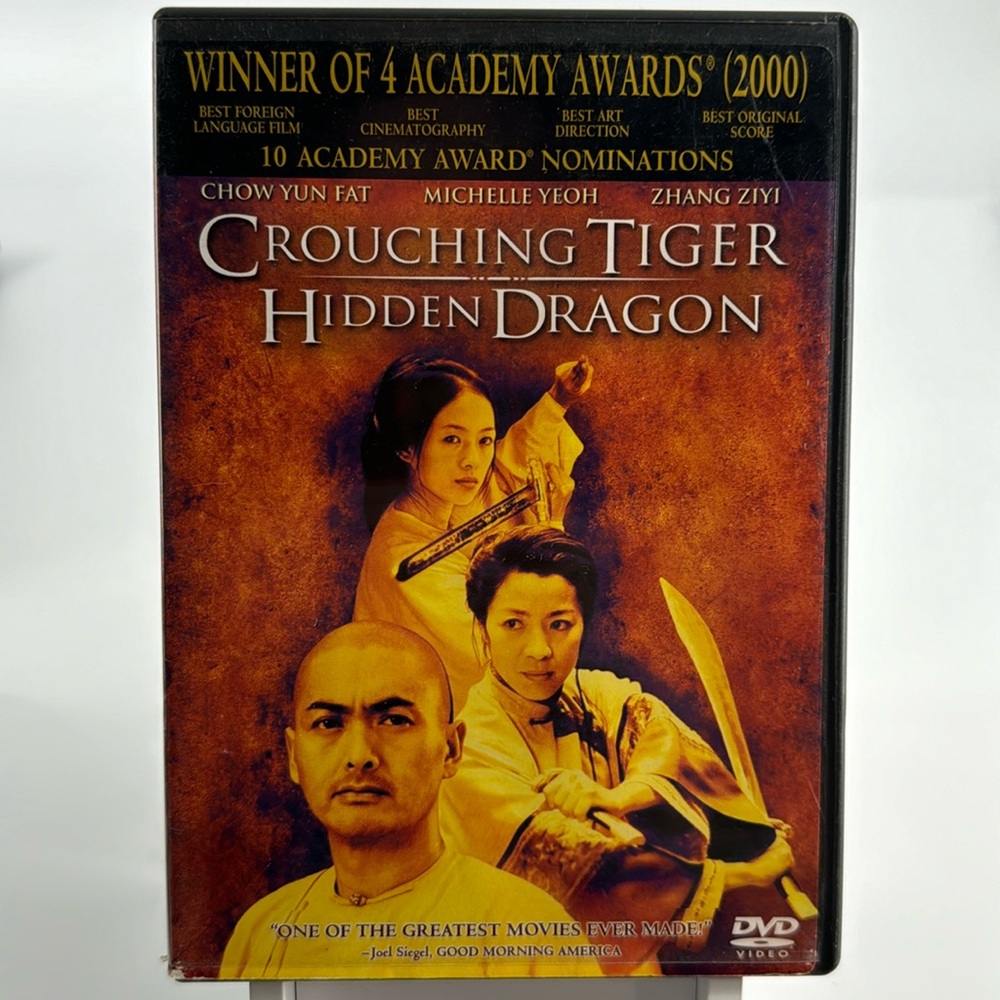 Crouching Tiger Hidden Dragon on DVD